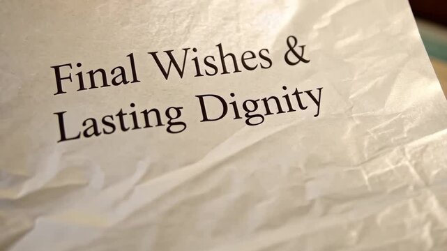 Planning for Retirement Ensuring Dignity and Peace of Mind with Life Insurance and Final Wishes for Financial Security