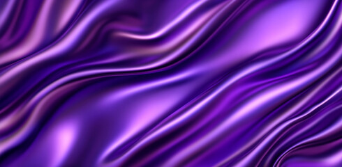 Obraz premium A purple silk satin background, beautiful and elegant, hyper-realistic