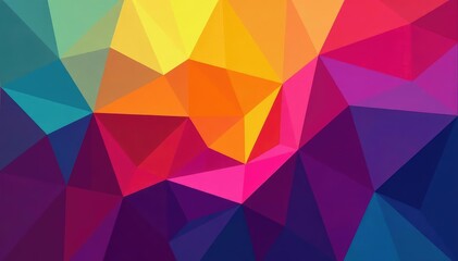 Abstract geometric shapes, vibrant color palette, seamless, contemporary, texture