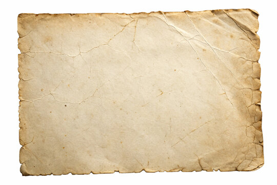 An old paper texture. Old paper background with burnt edges.