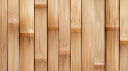 Fototapeta premium A seamless bamboo wood texture, with a unique, linear grain pattern and a light, natural tone, ideal for eco-friendly design applications.