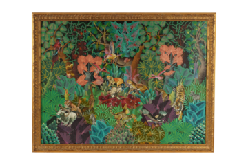 thai style painting  Daily Balinese Life Painting, Original Oil Painting,home Decor