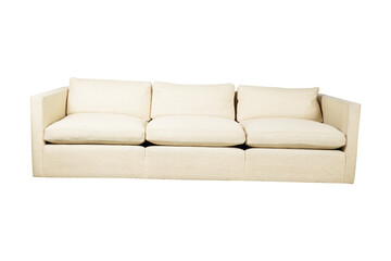 sofa isolated on white  Lotus Deep Grande Sofa