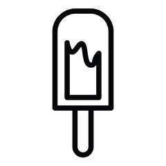 Ice cream line icons