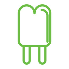 Ice cream line icons