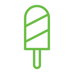 Ice cream line icons