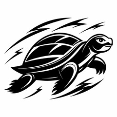 black and white fish