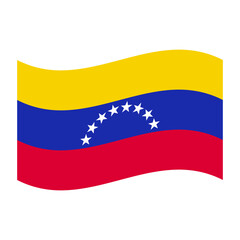 Waving Venezuela Flag National Symbol of Unity and Independence