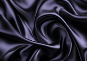 Fototapeta premium Blue silk backgroundHD 8K wallpaper Stock Photographic Image