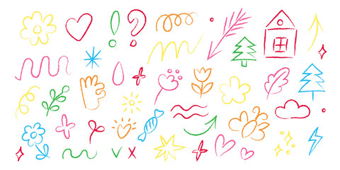 Cacharol doodle collection featuring colorful sketches and playful designs