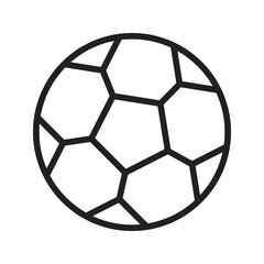 Fototapeta premium Football icon vector image. Suitable for mobile apps, web apps and print media.