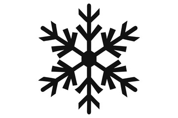 snowflake on white