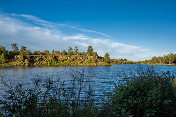 An overlooking view in Fool Hollow Lake Recreation Area, Arizona