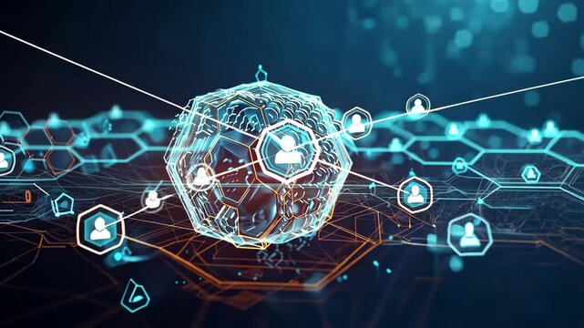 closeup visualization of nanoparticles and nanostructures at molecular scale, concept of nanotechnology innovation, materials science, advanced engineering