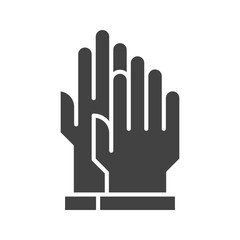 Gloves icon vector image. Suitable for mobile apps, web apps and print media.