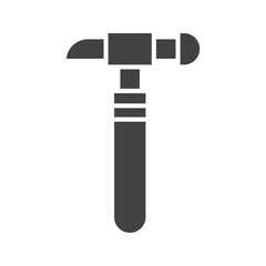 Hammer icon vector image. Suitable for mobile apps, web apps and print media.