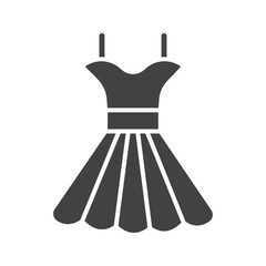 Dress icon vector image. Suitable for mobile apps, web apps and print media.
