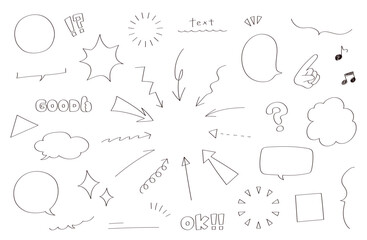 シンプルな装飾セット