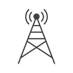 Electric Tower icon vector image. Suitable for mobile apps, web apps and print media.