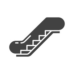 Escalator icon vector image. Suitable for mobile apps, web apps and print media.
