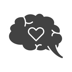 Healthy Mind icon vector image. Suitable for mobile apps, web apps and print media.