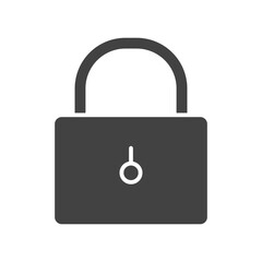 Lock icon vector image. Suitable for mobile apps, web apps and print media.