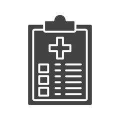 Fototapeta premium Medical Report icon vector image. Suitable for mobile apps, web apps and print media.