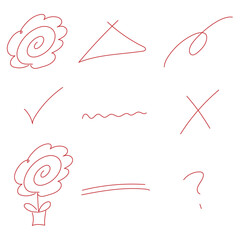 手書き赤ペンセット