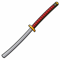 sword on white background