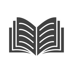 Open Book icon vector image. Suitable for mobile apps, web apps and print media.