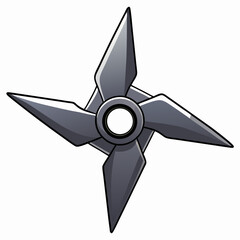 silver star isolated on white