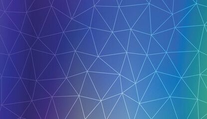 Modern pattern in triangles style. Decorative design For interior wallpaper, smart design, fashion print. Vector illustration. Blurred Background, Smooth Gradient Texture Color.