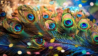 peacock feather background