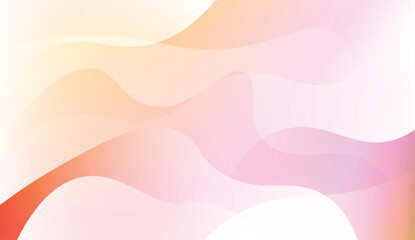 Template Abstract Background With Curves Lines. Design For Cover Page, Poster, Banner Of Websites. Vector Illustration with Color Gradient.