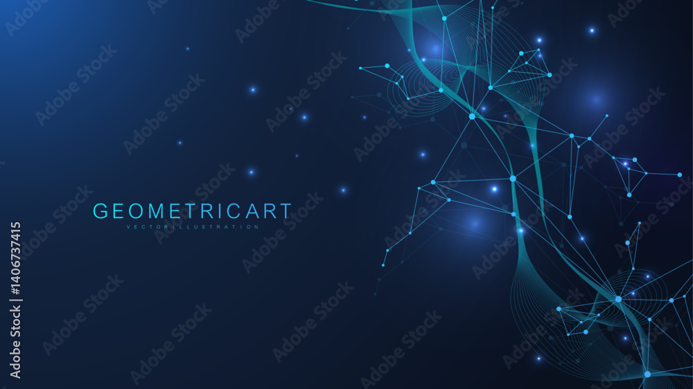 Poster global network connection. global business. social network communication. internet technology. vecto