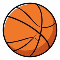 Obraz premium basketball vector illustration