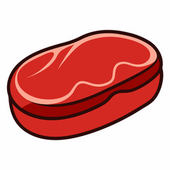 vector illustration of hot dog