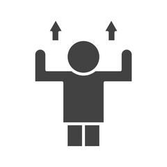 Selfconfident icon vector image. Suitable for mobile apps, web apps and print media.