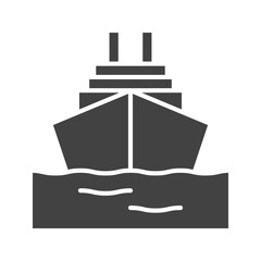 Ship icon vector image. Suitable for mobile apps, web apps and print media.