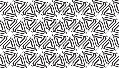 New elegant background with curved line in triangular style. Vector. Black, White. Smart business design.