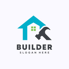 Construction Logo Vector. Home Repair, and Building Logo Template