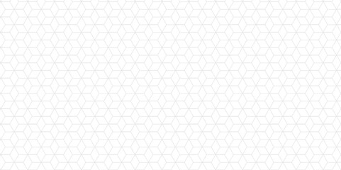 Vector seamless pattern with hexagon square cube geometric pattern shapes grid metal element texture design. abstract tiles gradient science web tech connection triangle diamond honeycomb.	
