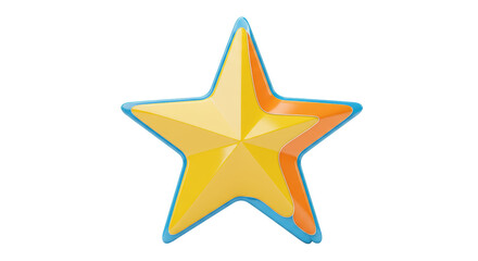 Obraz premium Isolated star