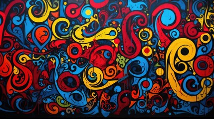 canvas black painted wall