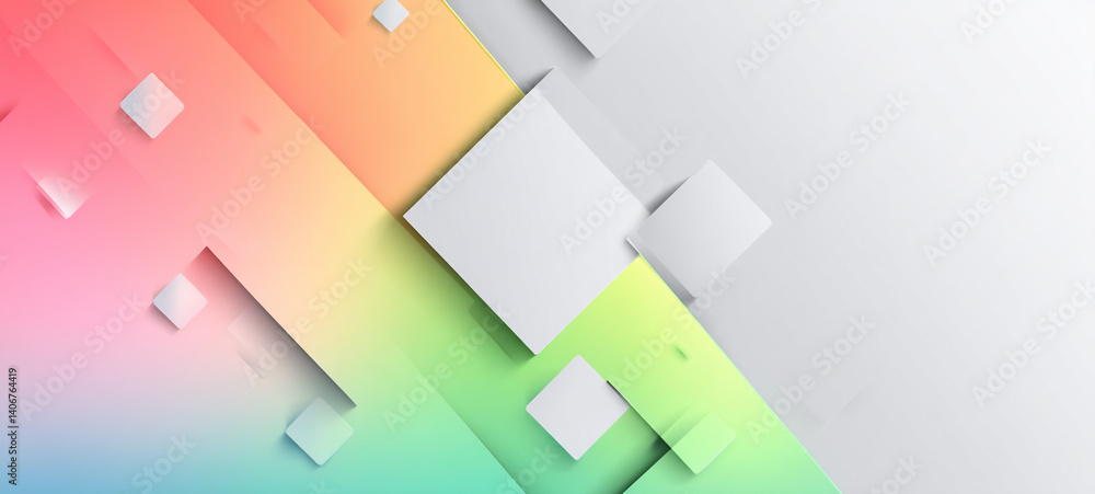 Poster abstract white waves softly overlapping elegant white background with elegant golden elements
