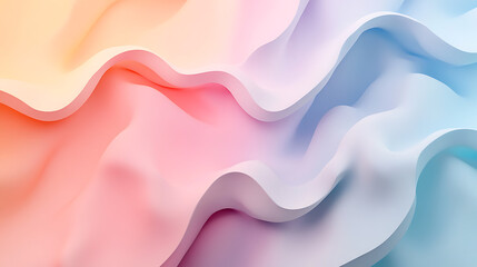 Gradient background in pastel light colors, soft and smooth abstract backdrop for design and branding