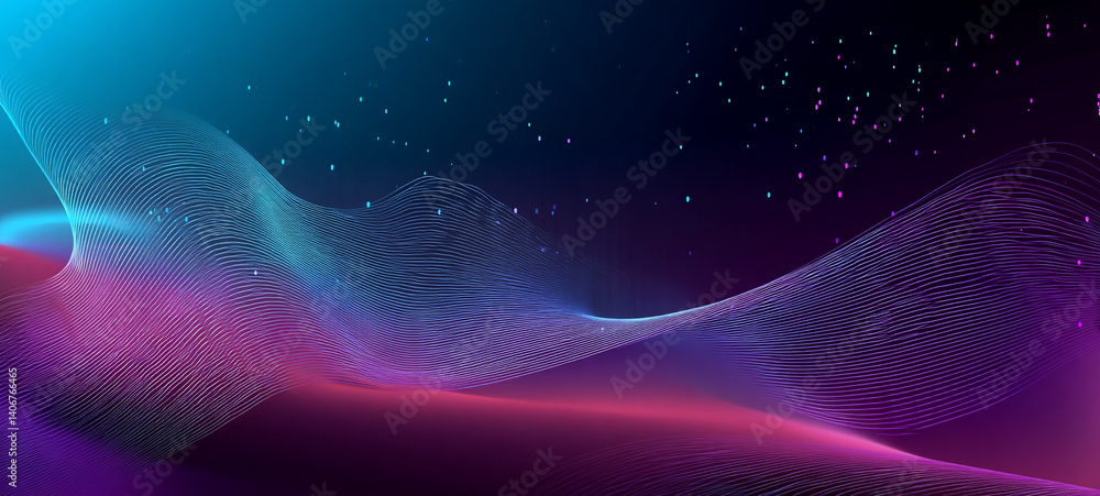 Poster retro grainy gradient background noise texture effect summer poster design seamless colors blurred b