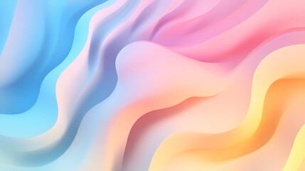 Gradient background in pastel light colors, soft and smooth abstract backdrop for design and branding