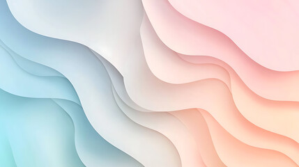 Gradient background in pastel light colors, soft and smooth abstract backdrop for design and branding