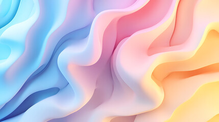 Gradient background in pastel light colors, soft and smooth abstract backdrop for design and branding